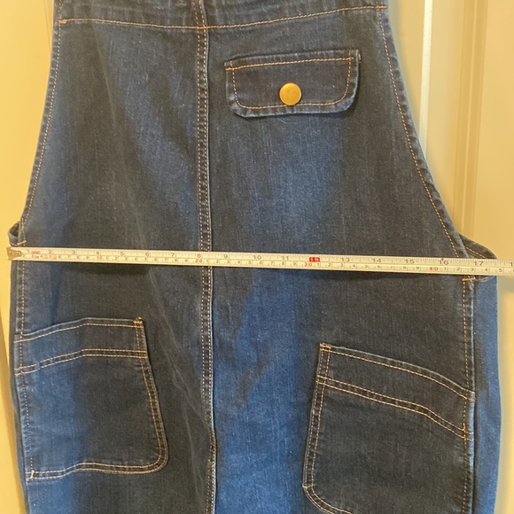 Blue denim dungaree/overalls - Picture 5 of 7